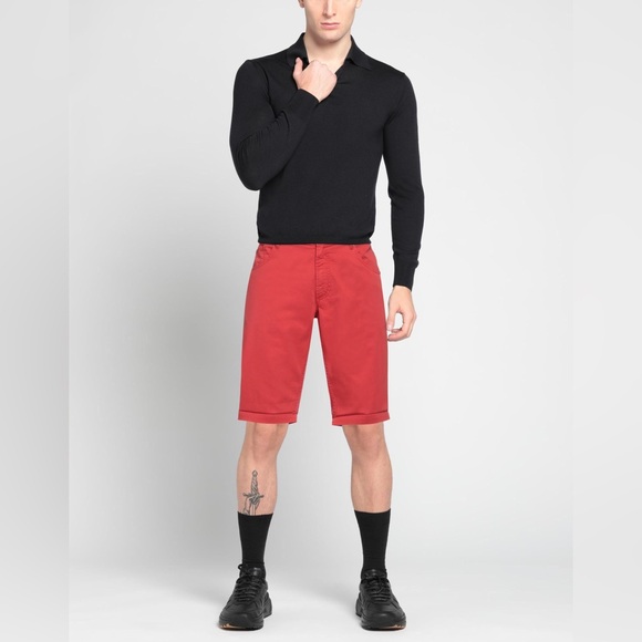 Mason’s London Chino Bermuda Shorts in Pink, size 36 - Picture 3 of 15